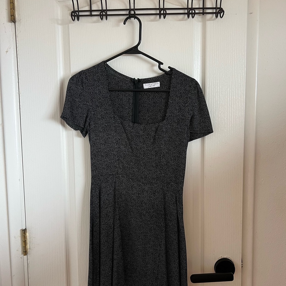 Flynn Skye polkadot babydoll dress